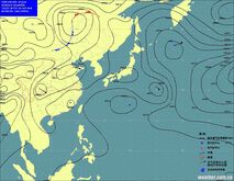 海平面氣壓場分析